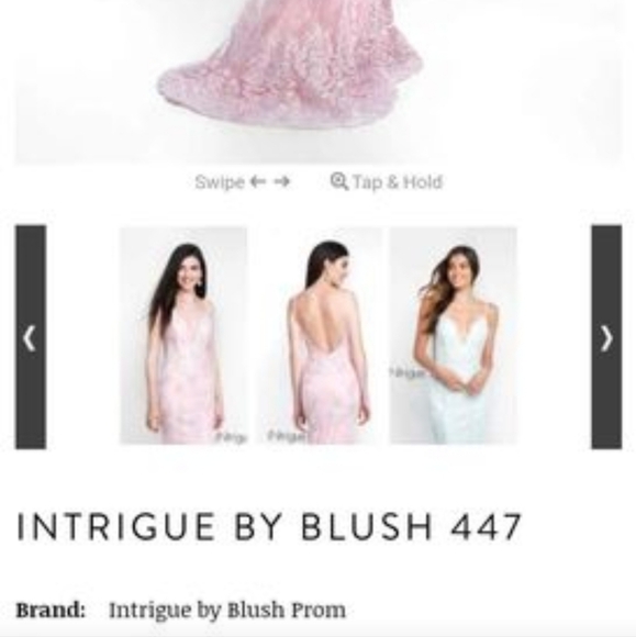 iNtrigue by Blush Pink size 6 Elegant Gown - Picture 9 of 12